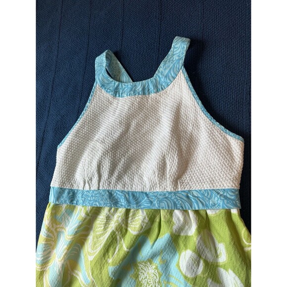 LILLY PULITZER ELLERY Adjustable Halter DRESS 6 50th Anniversary Jubilee Pockets - Picture 9 of 11